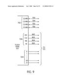 Mass storage controller volatile memory containing metadata related to flash memory storage diagram and image