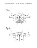 Garment with underarm externally accessible breast pockets and method of use diagram and image