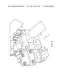 Electro-hydraulically powered lift ambulance cot diagram and image