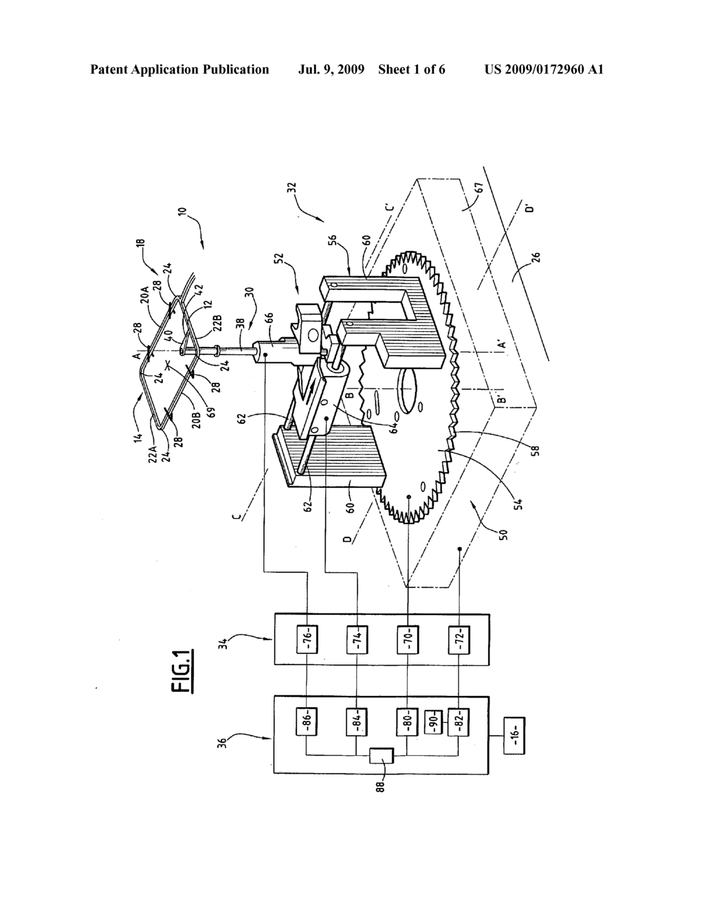 Apparatus for sensing a mount for optical lenses and associated method - diagram, schematic, and image 02