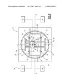 Apparatus for sensing a mount for optical lenses and associated method diagram and image