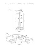 Freestanding child on board indicator diagram and image