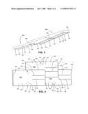 Stepped tile shingle diagram and image