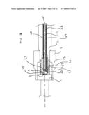 Probe for fastener identification and ultrasonic load measurement diagram and image