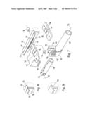 Adjustable steering column assembly with compressive locking mechanism diagram and image