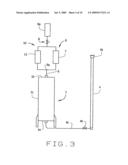 Carbon canister with valve activated by weight of saturated carbon diagram and image