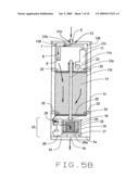 Carbon canister with valve activated by weight of saturated carbon diagram and image