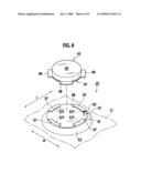 MOUNTING STRUCTURE OF ELECTRONIC DEVICE AND PNEUMATIC TIRE diagram and image