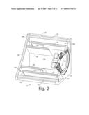 Folded triangular sidewall ducted ports for loudspeaker enclosure diagram and image