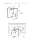 Container for engine lubricating oil diagram and image