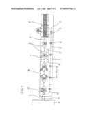 Device for feeding sterile closures, which are delivered in bags, into a filling system for bottles or the like diagram and image