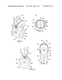 FOOTWEAR CARRIER: SHOE HOLDING SUPPORT STRUCTURE diagram and image