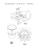 REMOVABLE CONSOLE CUPHOLDER ADAPTOR diagram and image