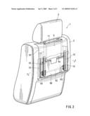 VEHICLE SEAT HAVING MONITOR diagram and image