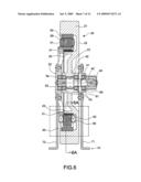 Combined generator with built-in eddy-current magnetic resistance diagram and image