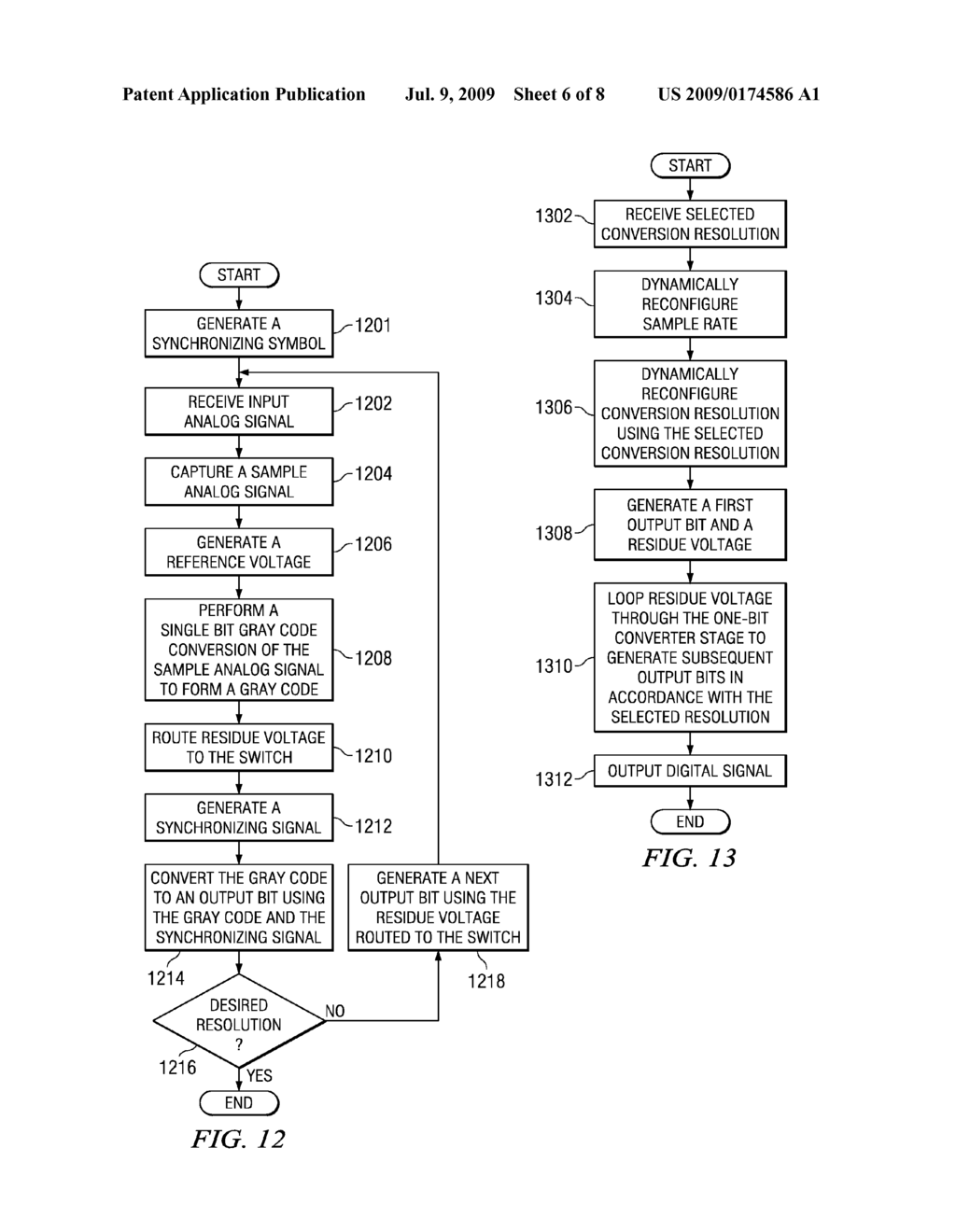 ANALOG TO DIGITAL CONVERTER WITH DYNAMICALLY RECONFIGURABLE CONVERSION RESOLUTION - diagram, schematic, and image 07