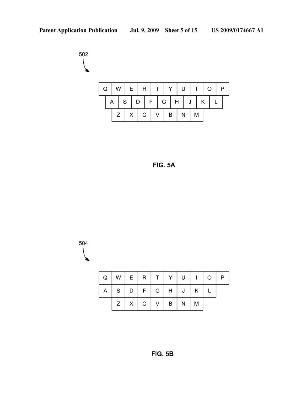 Method, Device, and Graphical User Interface Providing Word Recommendations for Text Input - diagram, schematic, and image 06