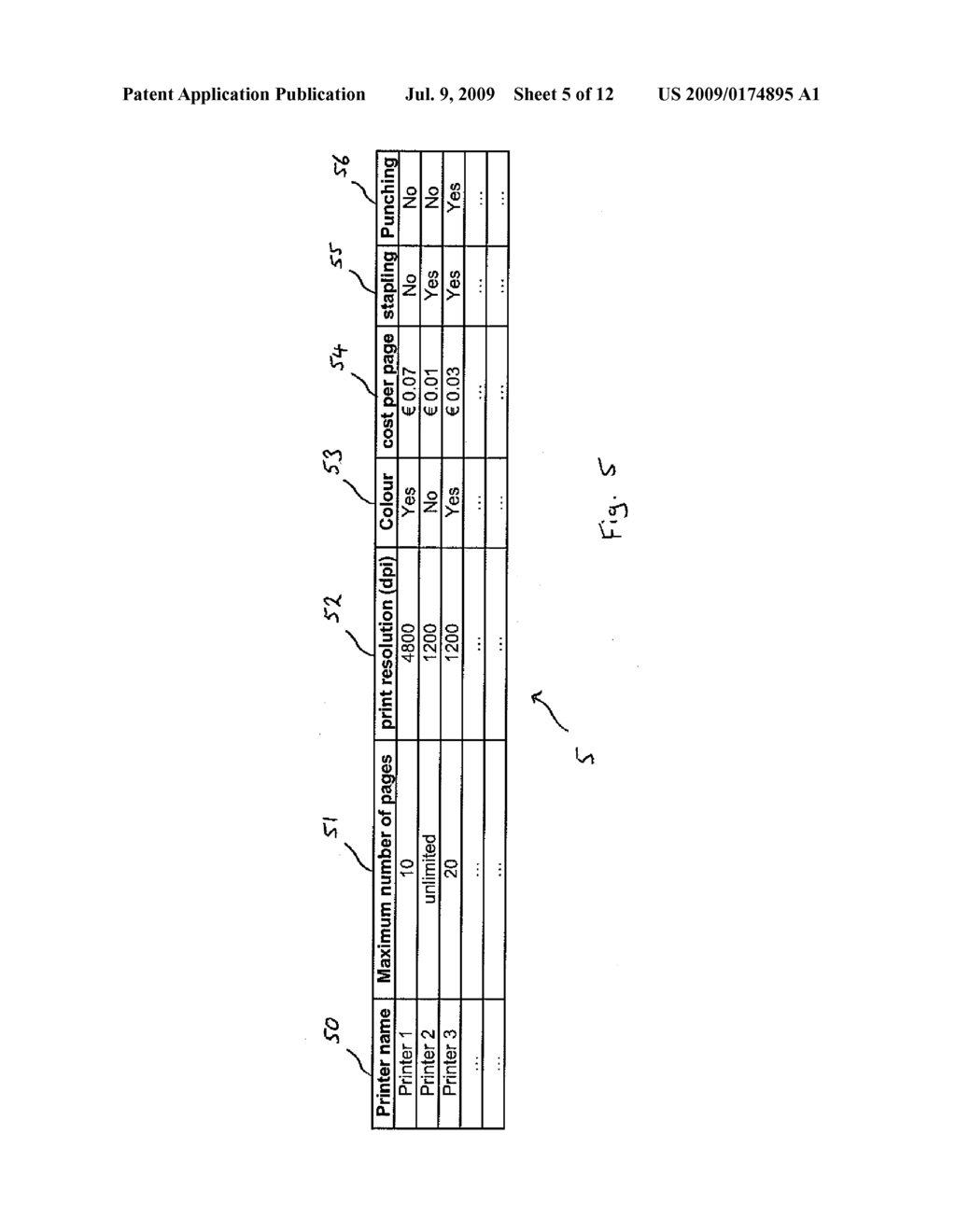 METHOD AND APPARATUS FOR CONTROLLING ROUTING OF PRINT JOBS - diagram, schematic, and image 06