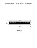 Backlight module having an optical film set with two-film structure diagram and image