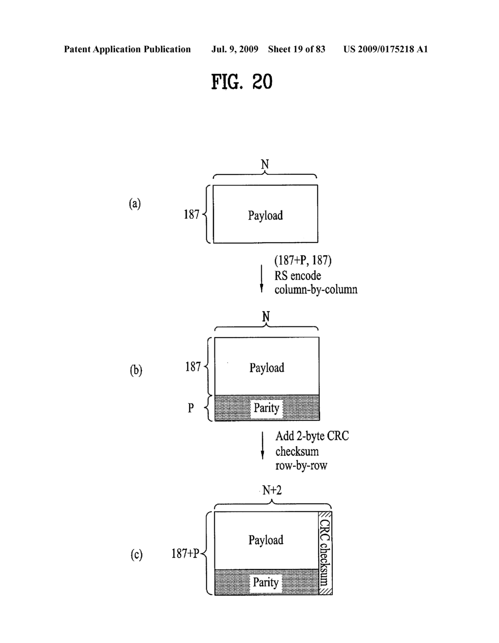 DIGITAL BROADCAST SYSTEM FOR TRANSMITTING/RECEIVING DIGITAL BROADCAST DATA, AND DATA PROCESSING METHOD FOR USE IN THE SAME - diagram, schematic, and image 20