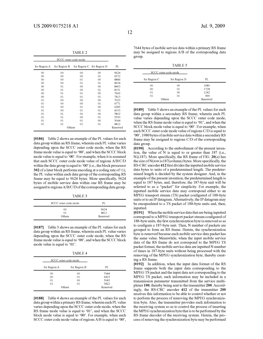 DIGITAL BROADCAST SYSTEM FOR TRANSMITTING/RECEIVING DIGITAL BROADCAST DATA, AND DATA PROCESSING METHOD FOR USE IN THE SAME - diagram, schematic, and image 96