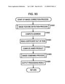 Image processing device and method, recording medium, and program diagram and image