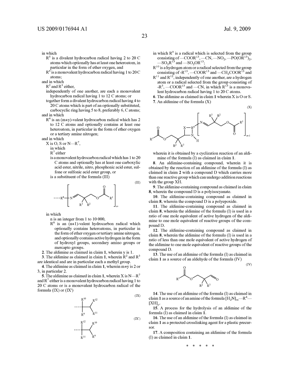 Aldimines Comprising Reactive Groups Containing Active Hydrogen, and Use Thereof - diagram, schematic, and image 24