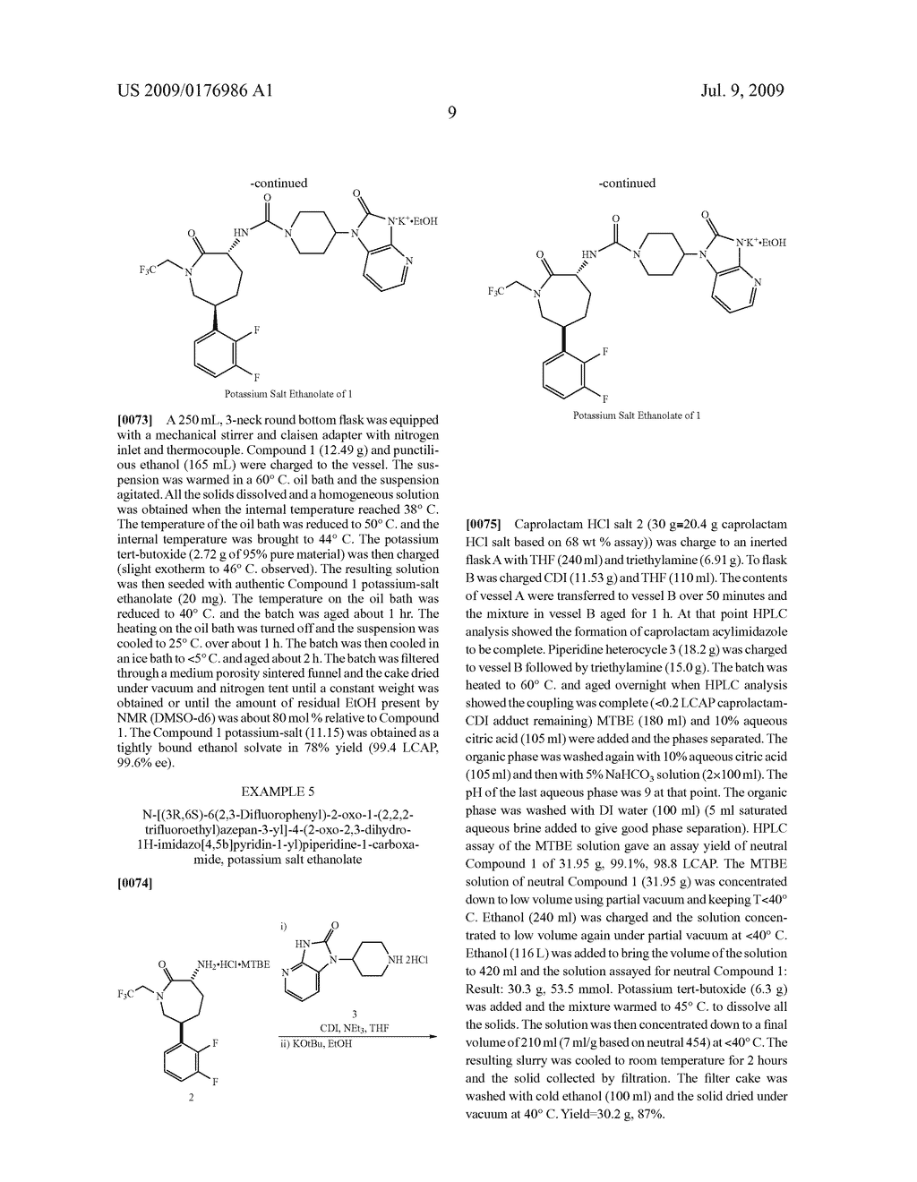Process for the Preparation of Pyridine Heterocycle Cgrp Antagonist Intermediate - diagram, schematic, and image 10