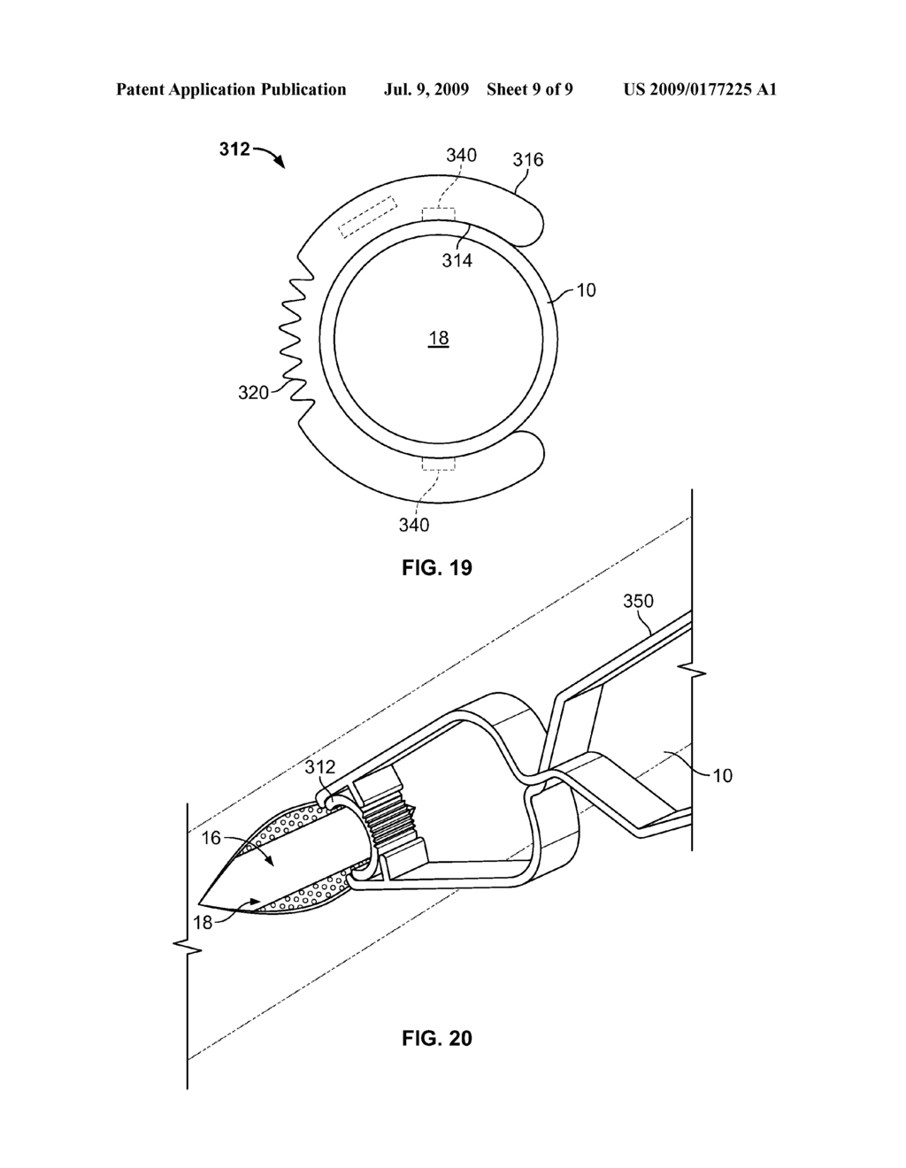 Vascular closure device having sensor - diagram, schematic, and image 10