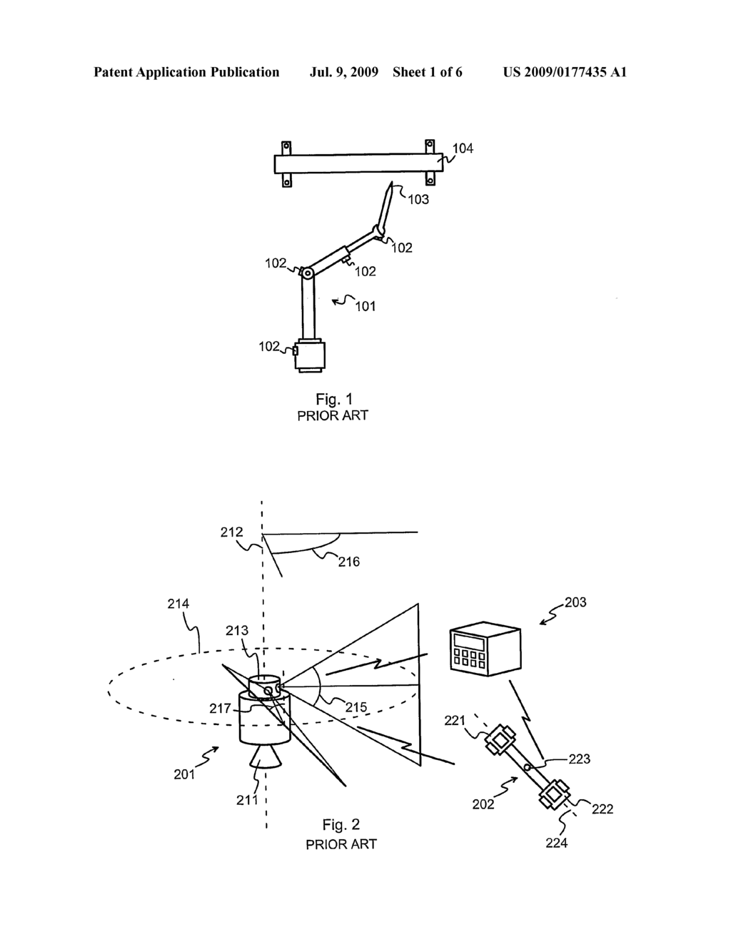 Method, System and Computer Program Product for Locating a Measuring Device and for Measuring Large Objects - diagram, schematic, and image 02