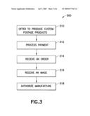 METHODS FOR GENERATING AND SELLING CUSTOM POSTAGE diagram and image