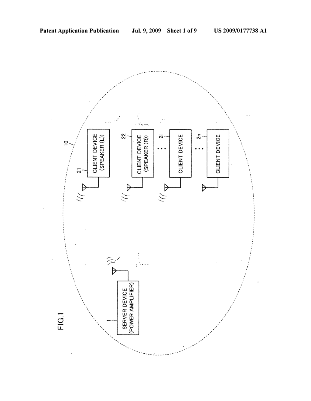 WIRELESS COMMUNICATION SYSTEM FOR COMMUNICATION OF AUDIO DATA - diagram, schematic, and image 02