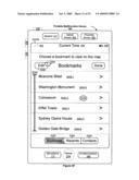 Touch Screen Device, Method, and Graphical User Interface for Displaying and Selecting Application Options diagram and image