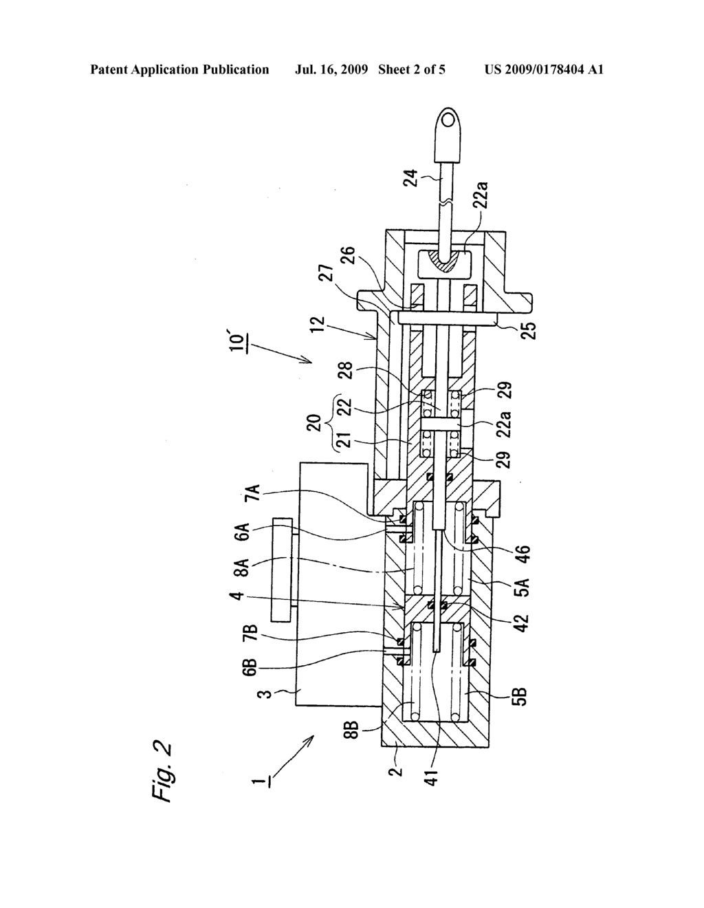 Electrically driven brake booster and master cylinder - diagram, schematic, and image 03