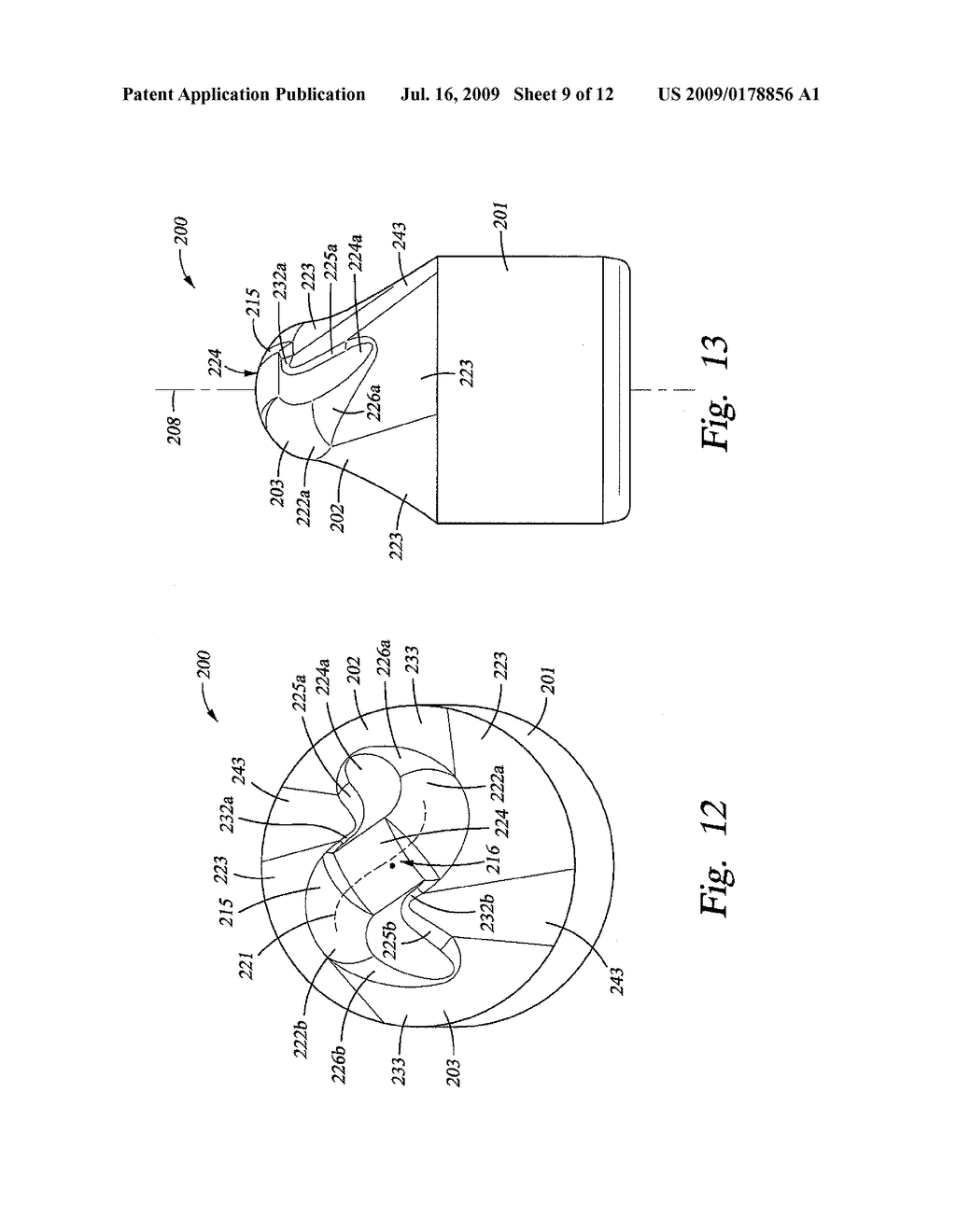 Drill Bit and Cutter Element Having a Fluted Geometry - diagram, schematic, and image 10