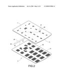 KEYPAD PANEL ASSEMBLY HAVING ARRAYS OF MICROPORES diagram and image