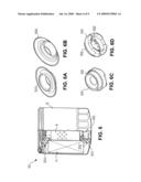 Two Part Resilient Combination Bottom Support and Relief Valve End Seal Assembly for Fluid Filters diagram and image