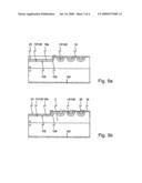 Power semiconductor component with trench- type second contact region diagram and image