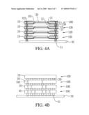 MULTI-CHANNEL STACKABLE SEMICONDUCTOR DEVICE AND METHOD FOR FABRICATING THE SAME, AND STACKING SUBSTRATE APPLIED TO THE SEMICONDUCTOR DEVICE diagram and image