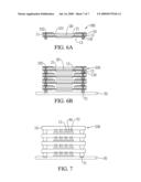 MULTI-CHANNEL STACKABLE SEMICONDUCTOR DEVICE AND METHOD FOR FABRICATING THE SAME, AND STACKING SUBSTRATE APPLIED TO THE SEMICONDUCTOR DEVICE diagram and image