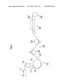 METHOD AND APPARATUS FOR PRODUCING SATURATED NORBORNENE RESIN FILM AND METHOD FOR PRODUCING STRETCHED SATURATED NORBORNENE RESIN FILM diagram and image