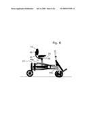 Sitting Orthopedic Mobility Scooter diagram and image