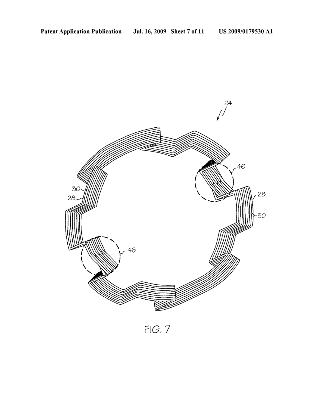 STATOR WINDING HAVING SAME RADIAL POSITIONS - diagram, schematic, and image 08