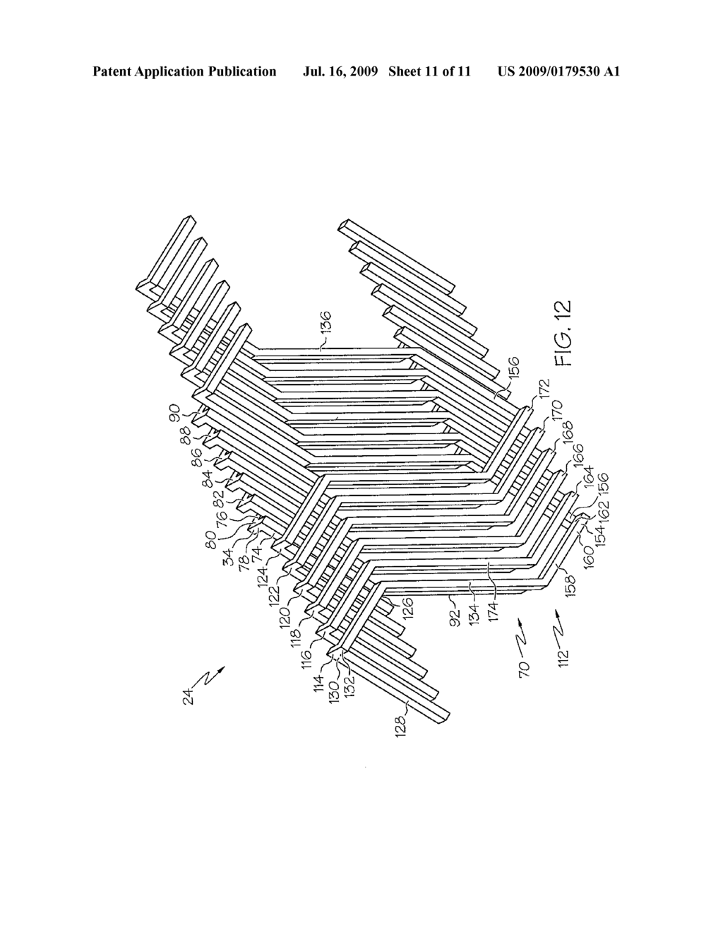 STATOR WINDING HAVING SAME RADIAL POSITIONS - diagram, schematic, and image 12