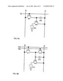 ELECTRONIC DISPLAY INCLUDING A LIGHT-EMITTING ELEMENT AND A COLOR FILTER SANDWICHED BETWEEN TWO POLARIZERS diagram and image