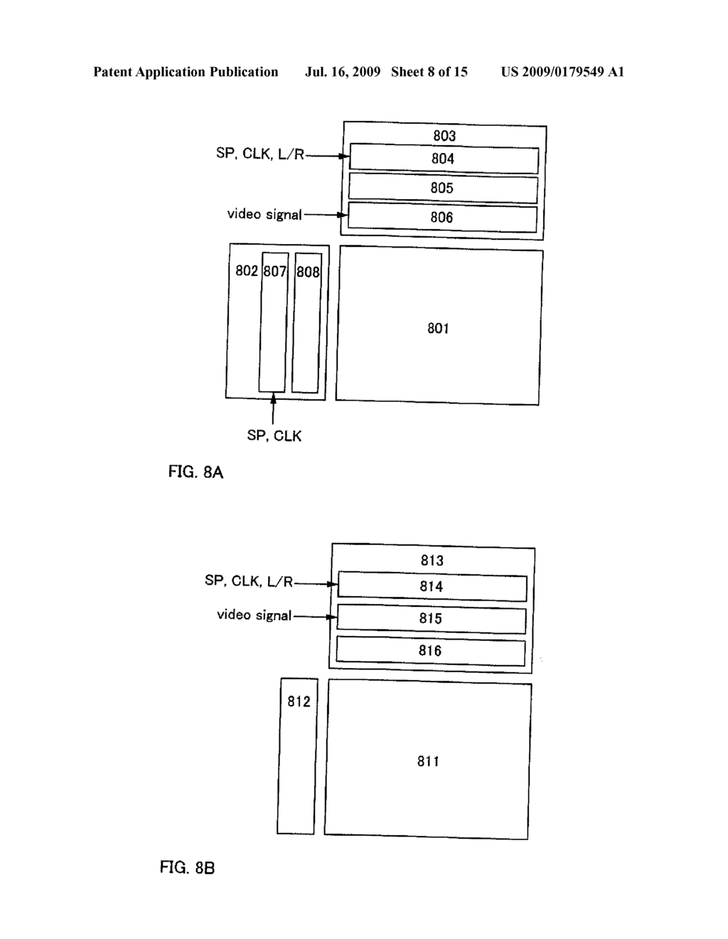 ELECTRONIC DISPLAY INCLUDING A LIGHT-EMITTING ELEMENT AND A COLOR FILTER SANDWICHED BETWEEN TWO POLARIZERS - diagram, schematic, and image 09