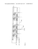 ELECTRONIC DISPLAY INCLUDING A LIGHT-EMITTING ELEMENT AND A COLOR FILTER SANDWICHED BETWEEN TWO POLARIZERS diagram and image