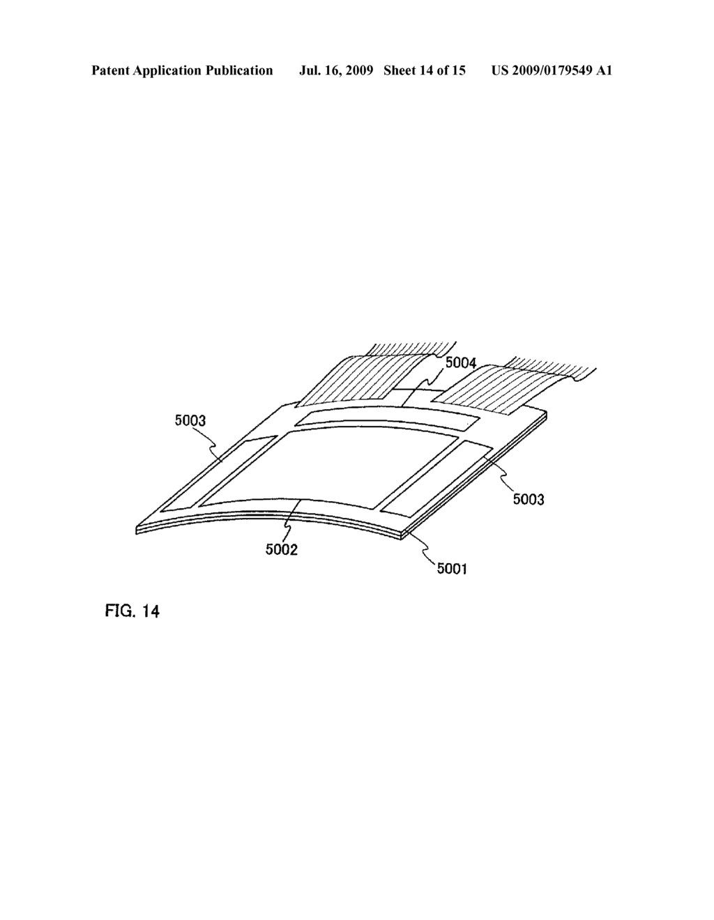 ELECTRONIC DISPLAY INCLUDING A LIGHT-EMITTING ELEMENT AND A COLOR FILTER SANDWICHED BETWEEN TWO POLARIZERS - diagram, schematic, and image 15