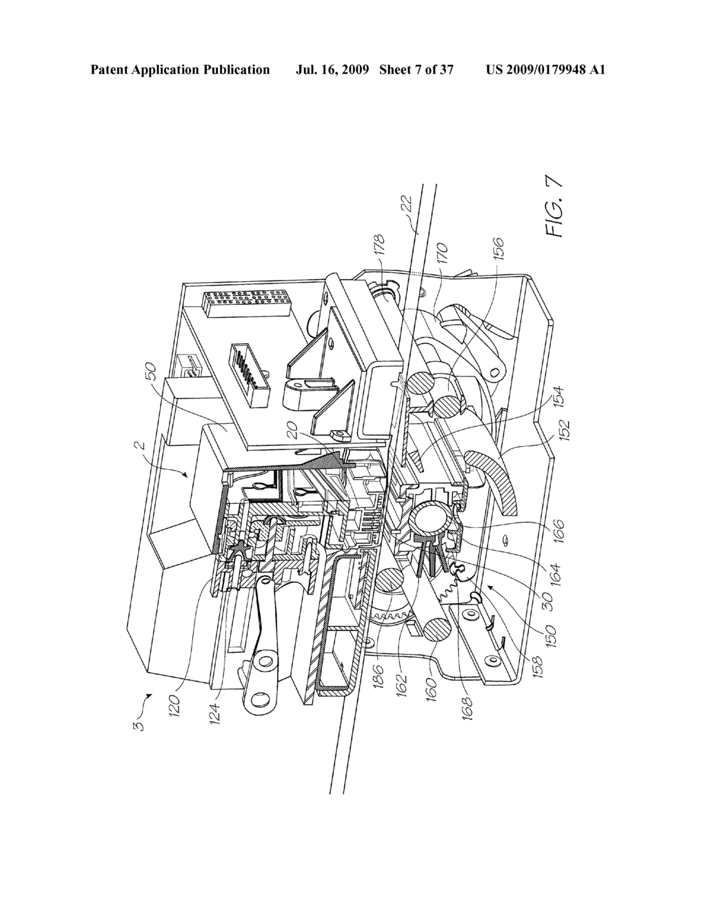 PRINTHEAD MAINTENANCE FACILITY WITH NOZZLE FACE WIPER HAVING A SINGLE CONTACT BLADE - diagram, schematic, and image 08
