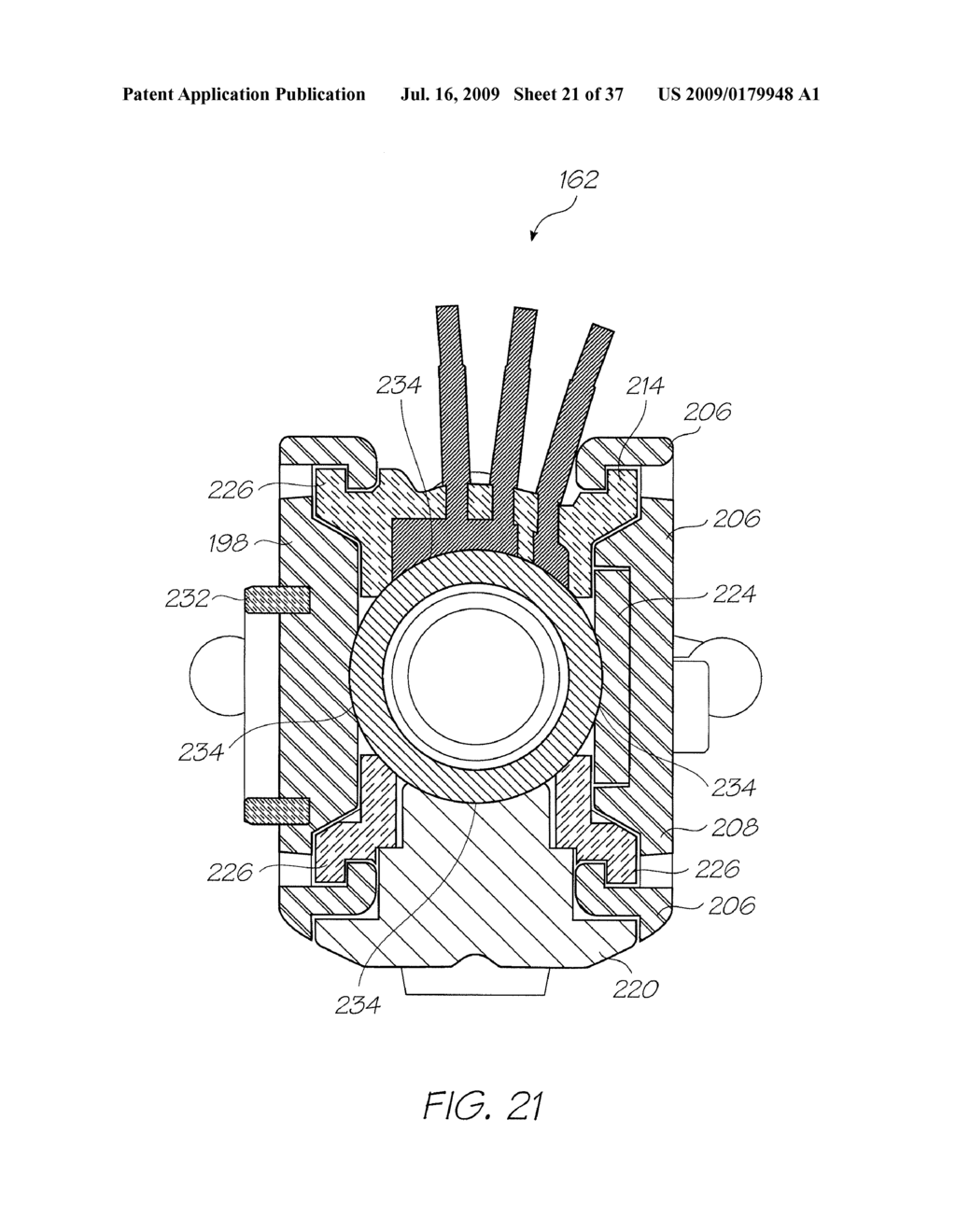 PRINTHEAD MAINTENANCE FACILITY WITH NOZZLE FACE WIPER HAVING A SINGLE CONTACT BLADE - diagram, schematic, and image 22